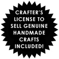 Anni Arts Crafters Handmade License Seal