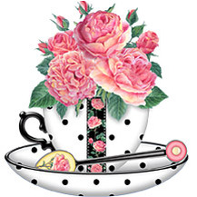 Anni Arts Handmade Card Designs Birth Flower June Shaped Teacup Cradle Card