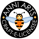 Anni Arts Licensee Crafty Bee Logo
